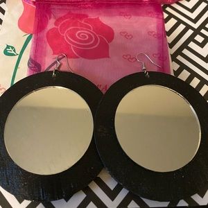 Black Mirror Earrings